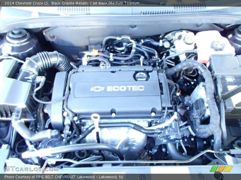 Black Granite Metallic / Jet Black/Medium Titanium 2014 Chevrolet Cruze LS