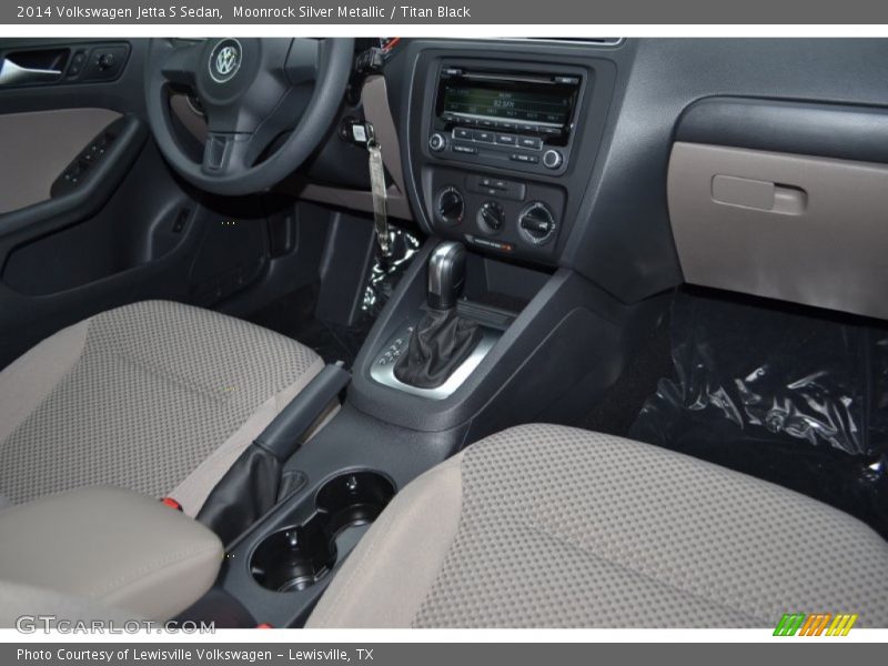 Moonrock Silver Metallic / Titan Black 2014 Volkswagen Jetta S Sedan