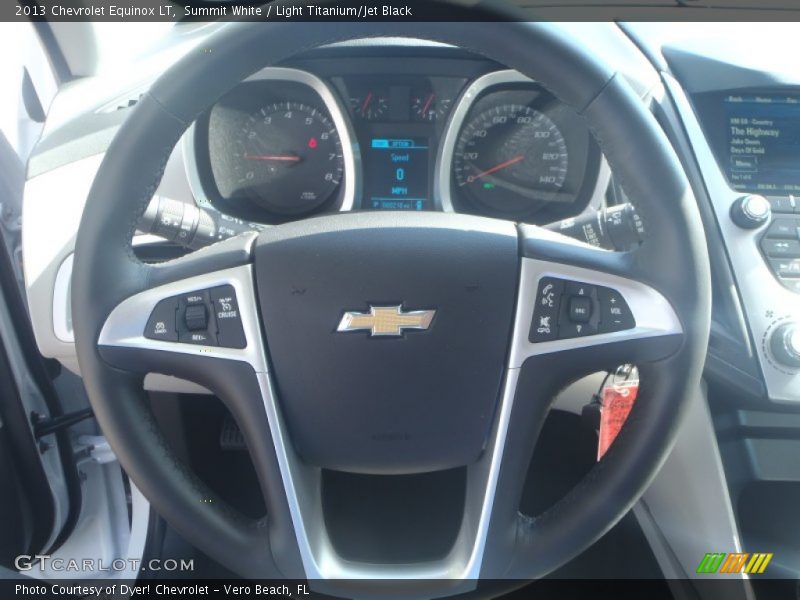 Summit White / Light Titanium/Jet Black 2013 Chevrolet Equinox LT
