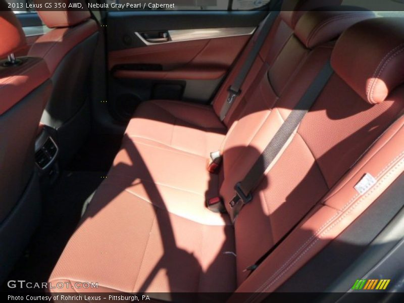 Nebula Gray Pearl / Cabernet 2013 Lexus GS 350 AWD