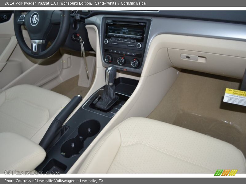 Candy White / Cornsilk Beige 2014 Volkswagen Passat 1.8T Wolfsburg Edition