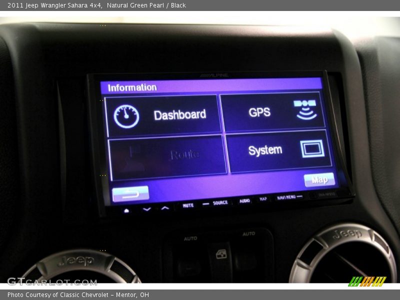 Natural Green Pearl / Black 2011 Jeep Wrangler Sahara 4x4