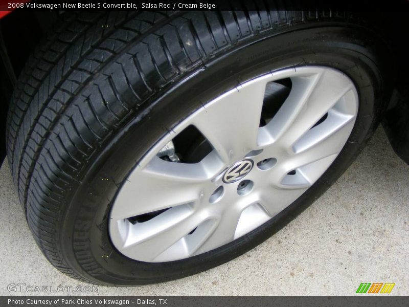 Salsa Red / Cream Beige 2008 Volkswagen New Beetle S Convertible