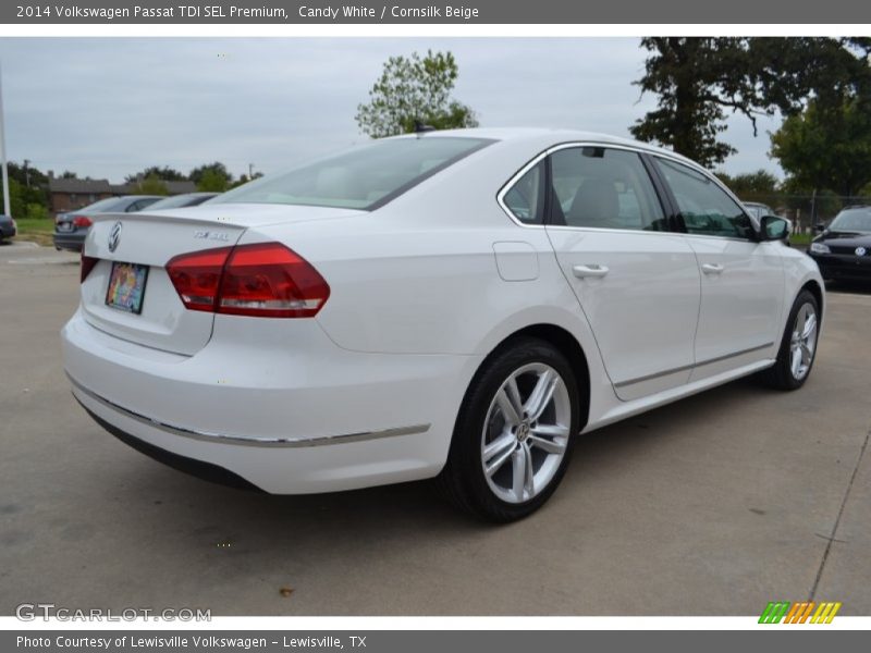 Candy White / Cornsilk Beige 2014 Volkswagen Passat TDI SEL Premium