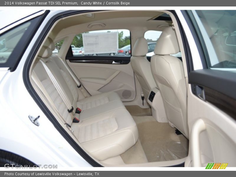 Candy White / Cornsilk Beige 2014 Volkswagen Passat TDI SEL Premium