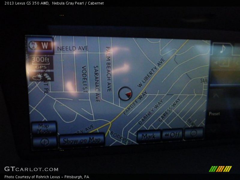 Nebula Gray Pearl / Cabernet 2013 Lexus GS 350 AWD