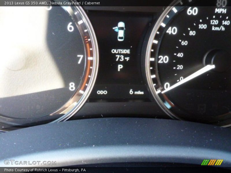 Nebula Gray Pearl / Cabernet 2013 Lexus GS 350 AWD