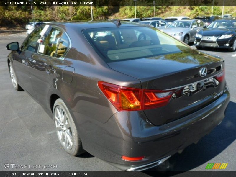 Fire Agate Pearl / Flaxen 2013 Lexus GS 350 AWD