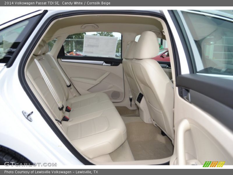 Candy White / Cornsilk Beige 2014 Volkswagen Passat TDI SE