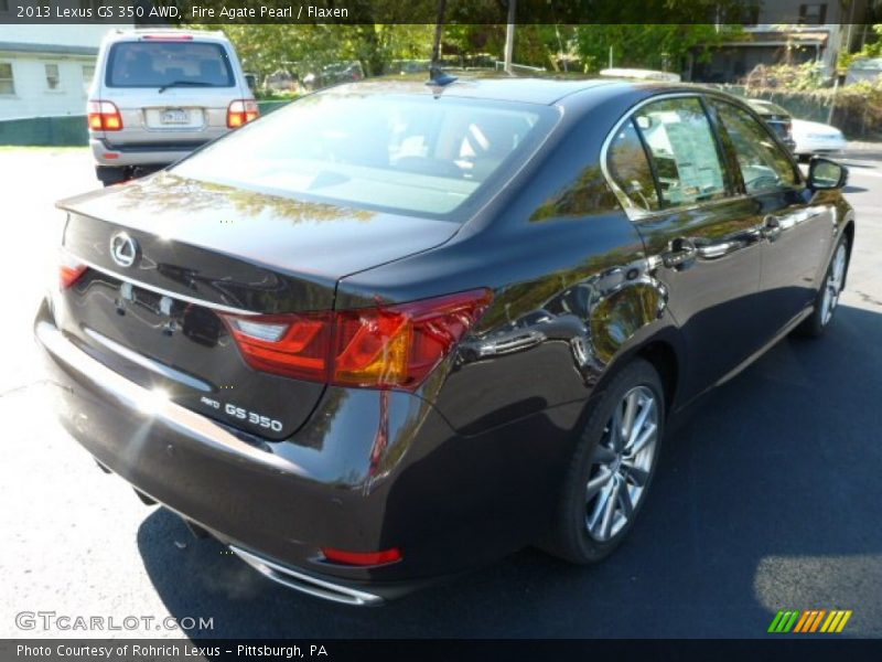 Fire Agate Pearl / Flaxen 2013 Lexus GS 350 AWD
