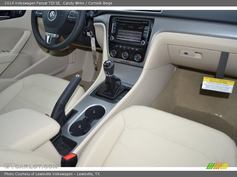 Candy White / Cornsilk Beige 2014 Volkswagen Passat TDI SE