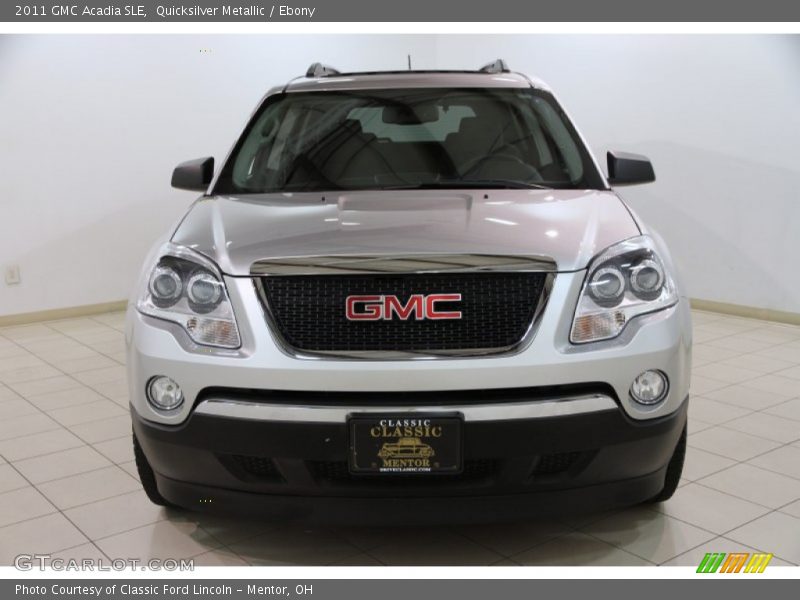 Quicksilver Metallic / Ebony 2011 GMC Acadia SLE