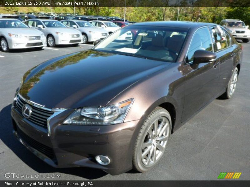 Fire Agate Pearl / Flaxen 2013 Lexus GS 350 AWD
