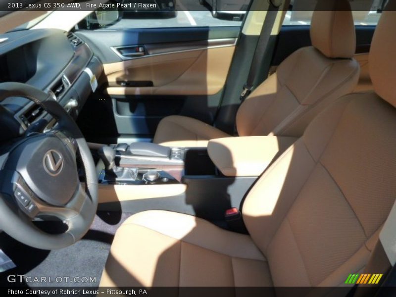 Fire Agate Pearl / Flaxen 2013 Lexus GS 350 AWD