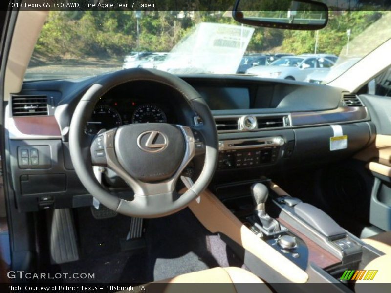 Fire Agate Pearl / Flaxen 2013 Lexus GS 350 AWD