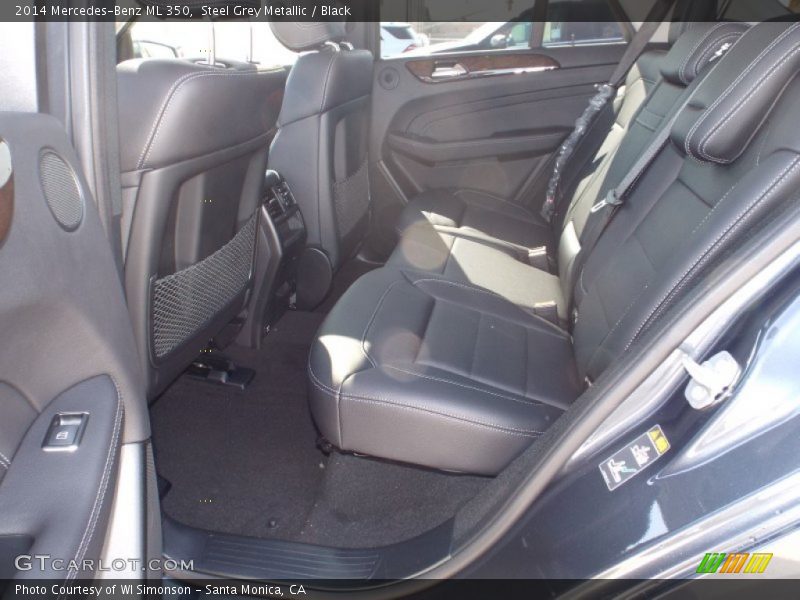 Steel Grey Metallic / Black 2014 Mercedes-Benz ML 350