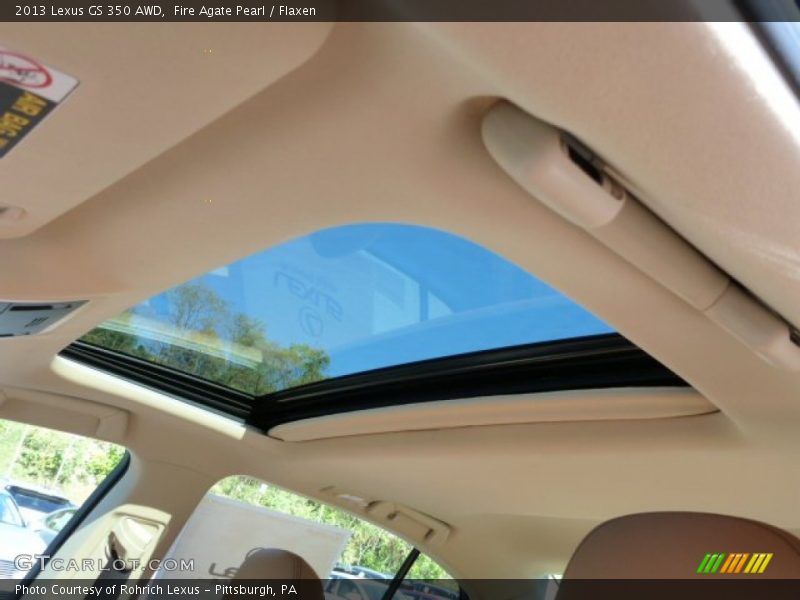 Fire Agate Pearl / Flaxen 2013 Lexus GS 350 AWD