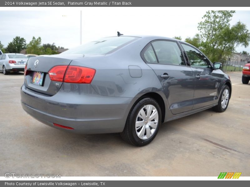 Platinum Gray Metallic / Titan Black 2014 Volkswagen Jetta SE Sedan