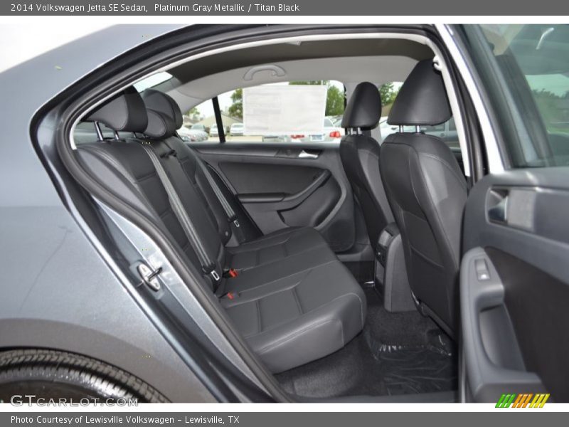 Platinum Gray Metallic / Titan Black 2014 Volkswagen Jetta SE Sedan