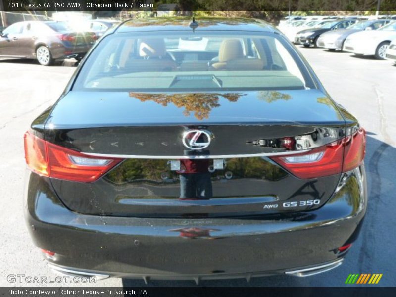 Obsidian Black / Flaxen 2013 Lexus GS 350 AWD