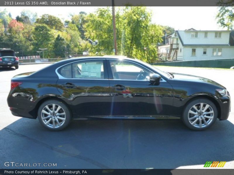 Obsidian Black / Flaxen 2013 Lexus GS 350 AWD