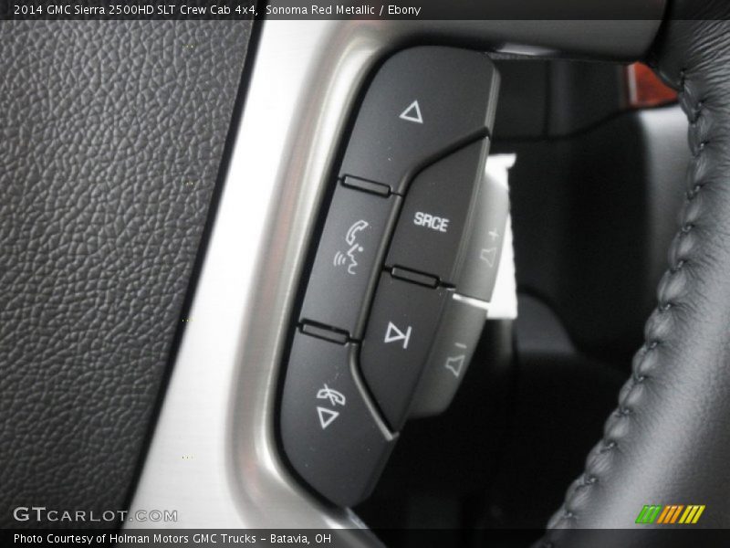 Sonoma Red Metallic / Ebony 2014 GMC Sierra 2500HD SLT Crew Cab 4x4