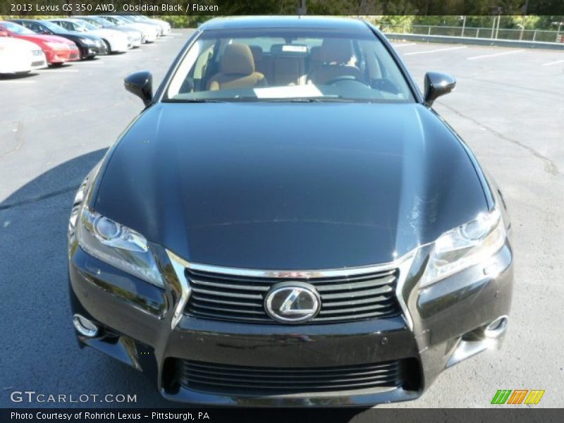 Obsidian Black / Flaxen 2013 Lexus GS 350 AWD