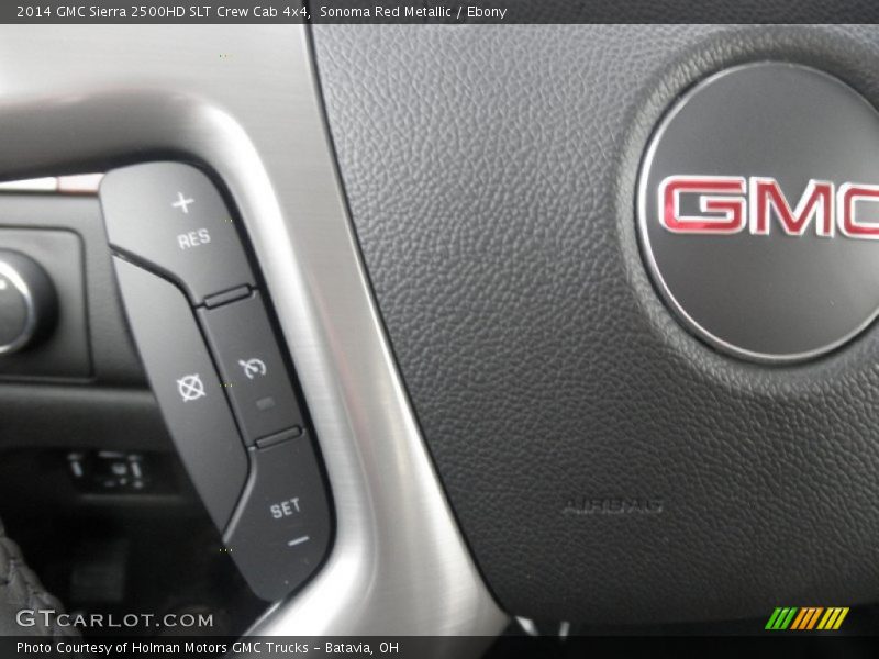Sonoma Red Metallic / Ebony 2014 GMC Sierra 2500HD SLT Crew Cab 4x4