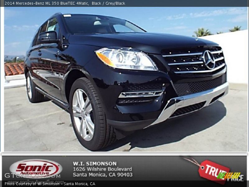 Black / Grey/Black 2014 Mercedes-Benz ML 350 BlueTEC 4Matic