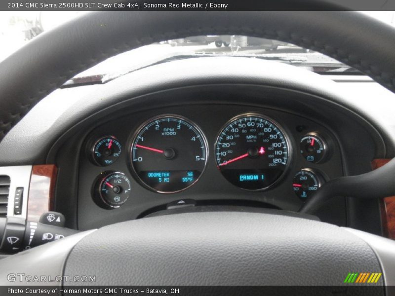 Sonoma Red Metallic / Ebony 2014 GMC Sierra 2500HD SLT Crew Cab 4x4