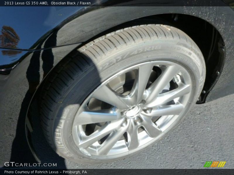Obsidian Black / Flaxen 2013 Lexus GS 350 AWD