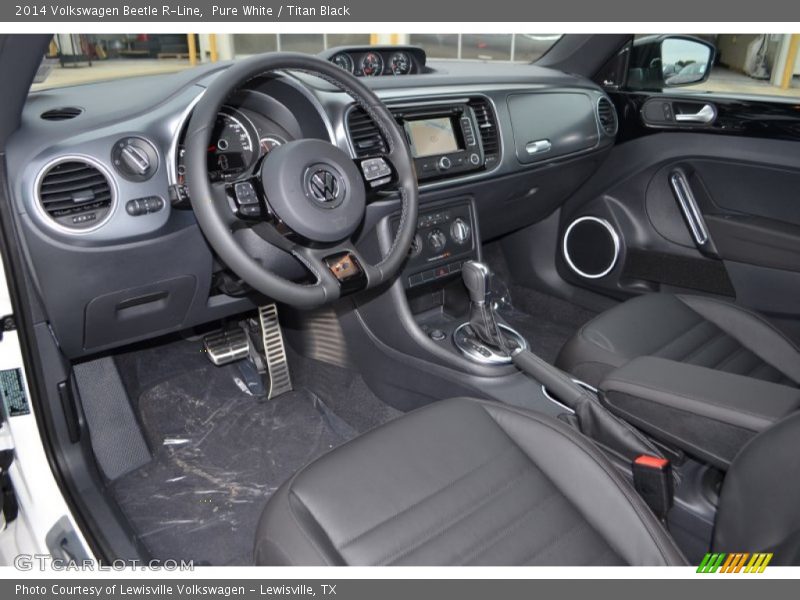 Titan Black Interior - 2014 Beetle R-Line 