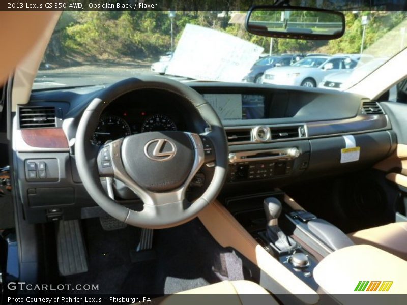 Obsidian Black / Flaxen 2013 Lexus GS 350 AWD
