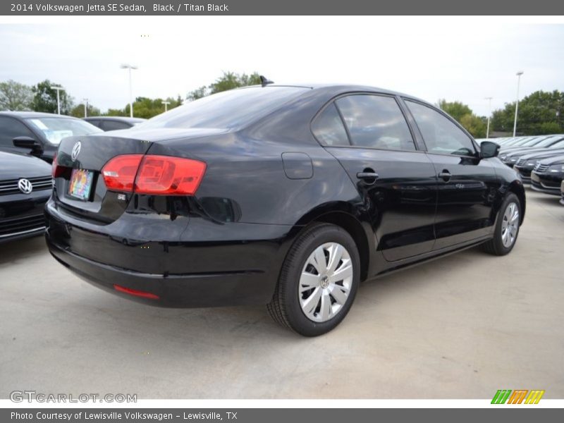 Black / Titan Black 2014 Volkswagen Jetta SE Sedan