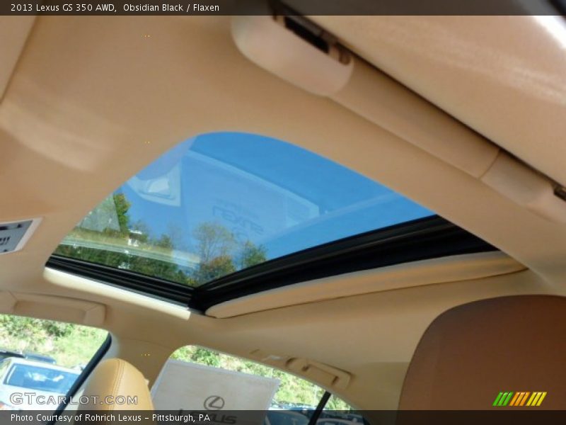 Obsidian Black / Flaxen 2013 Lexus GS 350 AWD