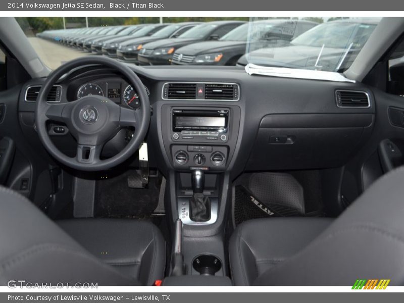Black / Titan Black 2014 Volkswagen Jetta SE Sedan