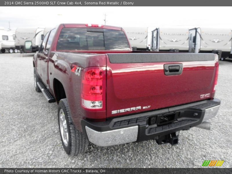 Sonoma Red Metallic / Ebony 2014 GMC Sierra 2500HD SLT Crew Cab 4x4