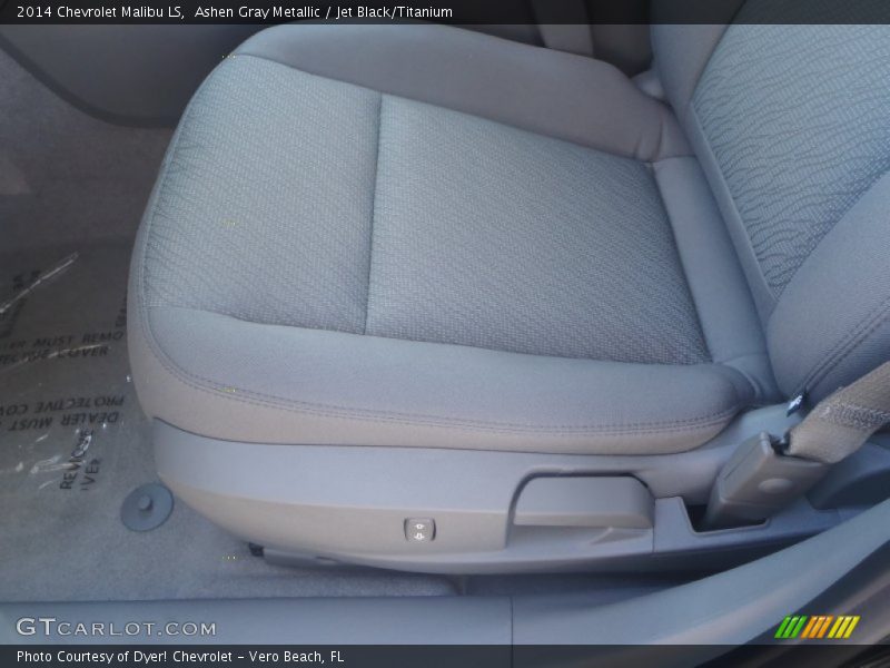Ashen Gray Metallic / Jet Black/Titanium 2014 Chevrolet Malibu LS