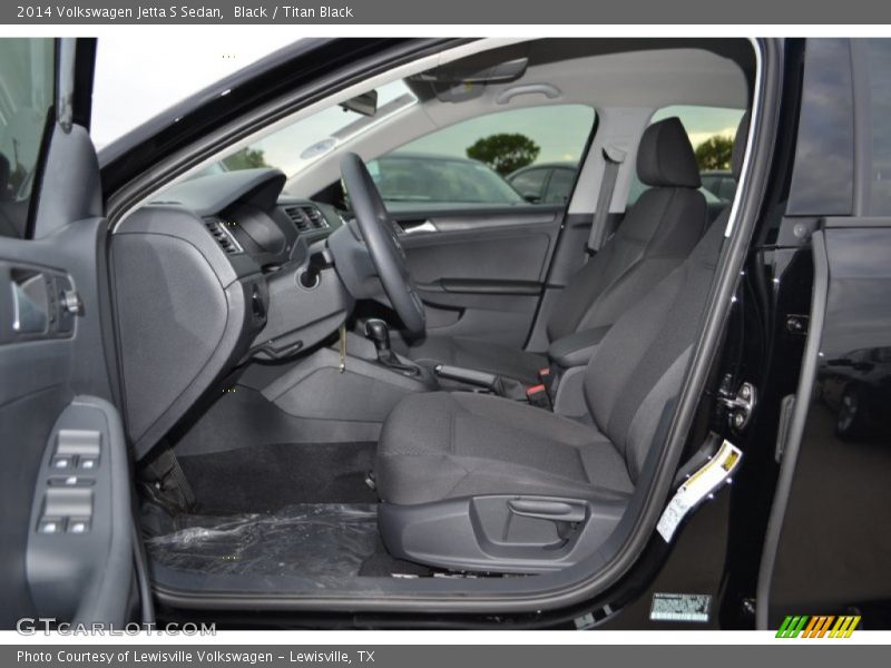 Black / Titan Black 2014 Volkswagen Jetta S Sedan