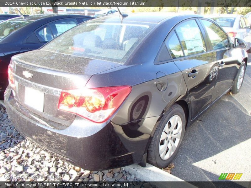 Black Granite Metallic / Jet Black/Medium Titanium 2014 Chevrolet Cruze LS