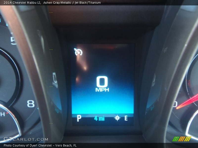 Ashen Gray Metallic / Jet Black/Titanium 2014 Chevrolet Malibu LS