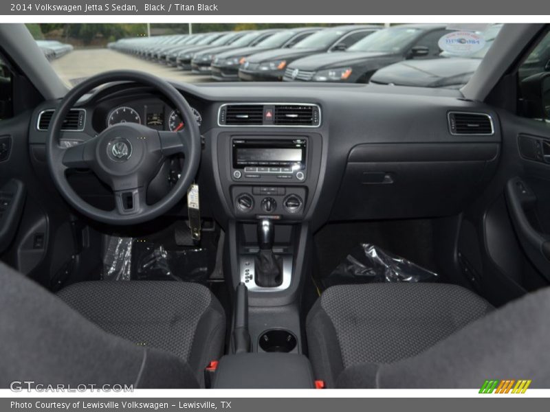 Black / Titan Black 2014 Volkswagen Jetta S Sedan