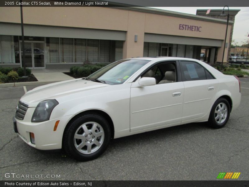 White Diamond / Light Neutral 2005 Cadillac CTS Sedan