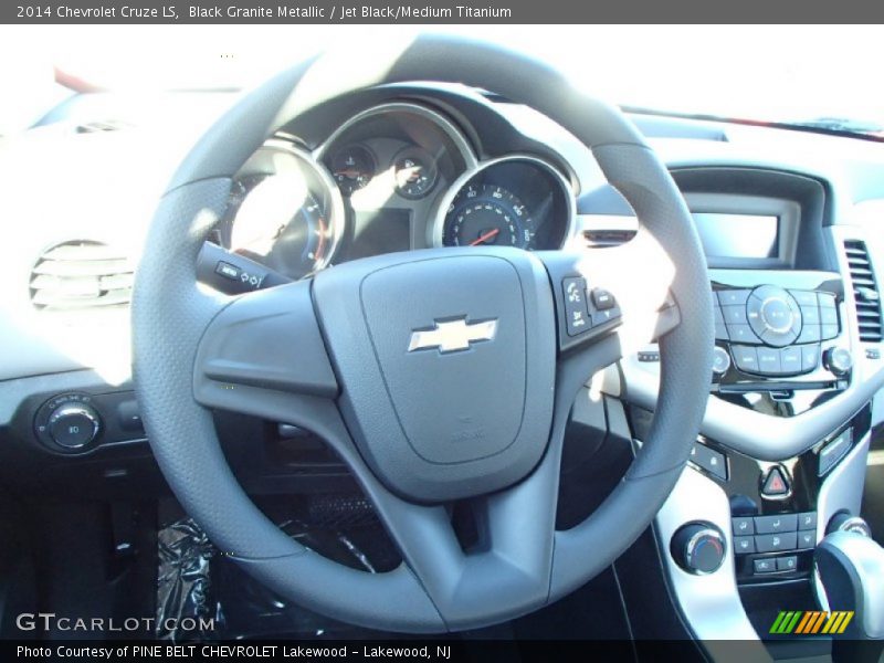 Black Granite Metallic / Jet Black/Medium Titanium 2014 Chevrolet Cruze LS