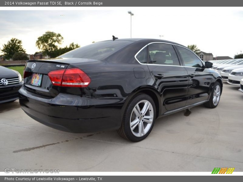 Black / Cornsilk Beige 2014 Volkswagen Passat TDI SE