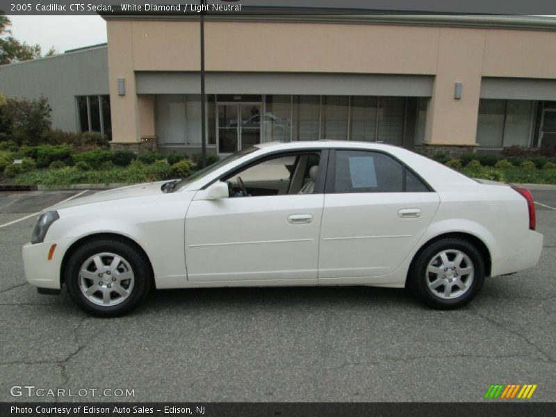 White Diamond / Light Neutral 2005 Cadillac CTS Sedan