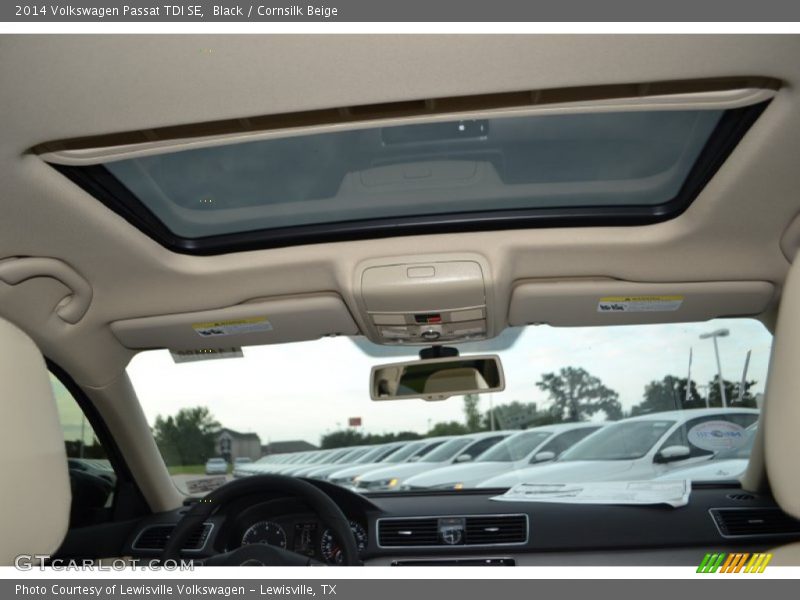 Black / Cornsilk Beige 2014 Volkswagen Passat TDI SE