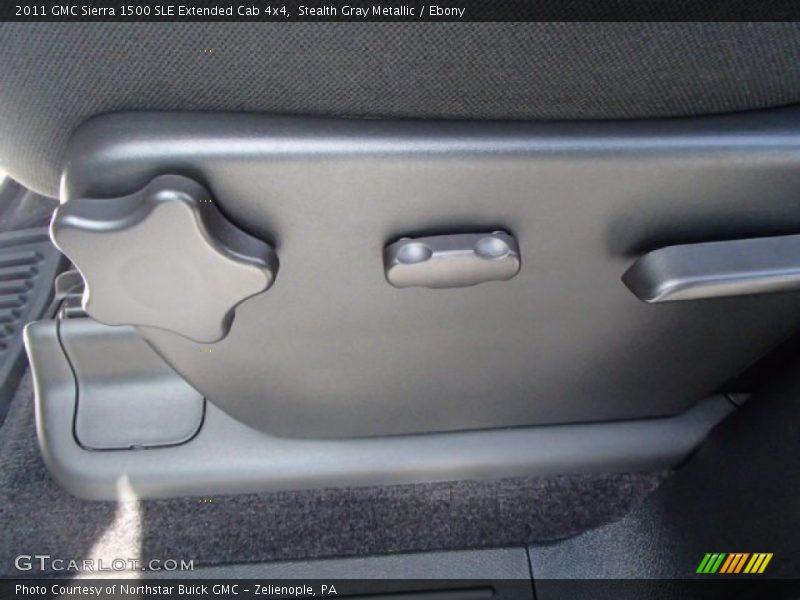 Stealth Gray Metallic / Ebony 2011 GMC Sierra 1500 SLE Extended Cab 4x4