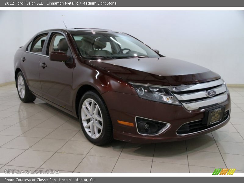 Cinnamon Metallic / Medium Light Stone 2012 Ford Fusion SEL