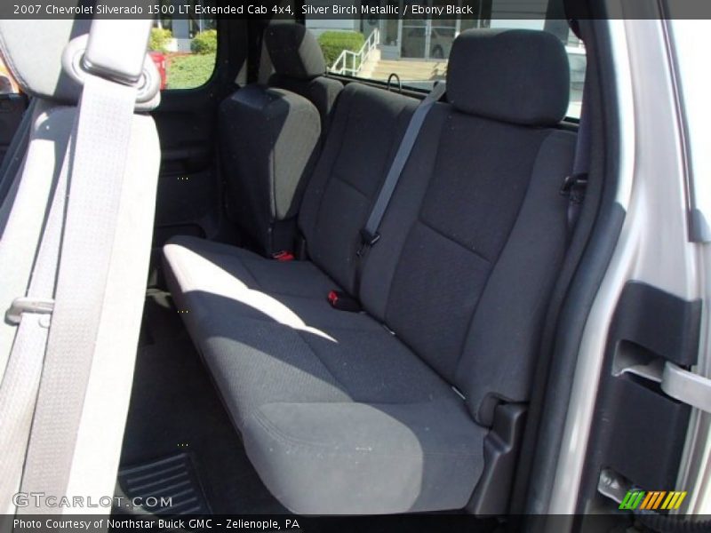 Silver Birch Metallic / Ebony Black 2007 Chevrolet Silverado 1500 LT Extended Cab 4x4